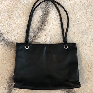 Black portfolio purse